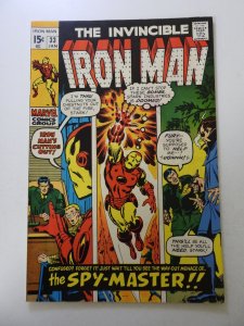 Iron Man #33 VF condition