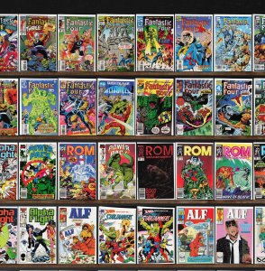 Huge Lot 150+ Comics with Fantastic Four, Rom, Alpha Flight, Alf & More!
