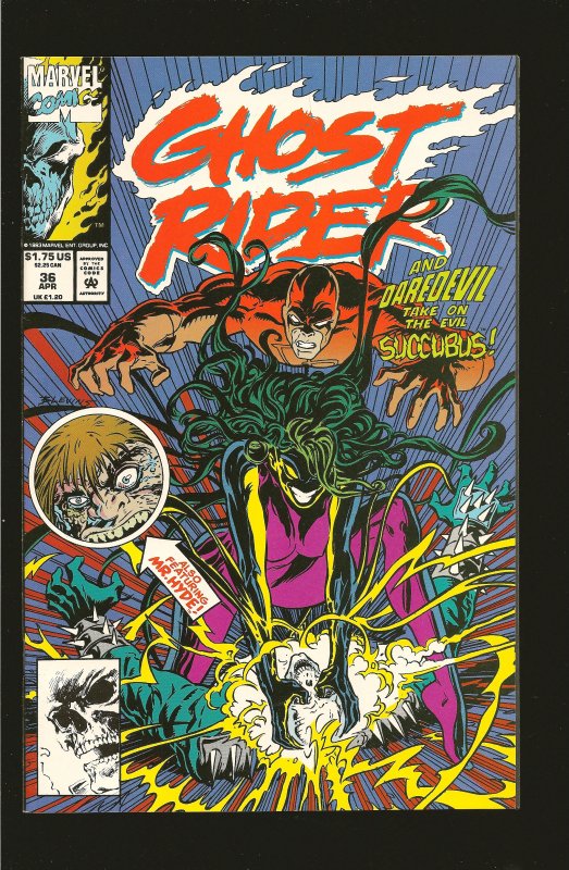 Marvel Comics Ghost Rider Vol 2 No 36 April 1993