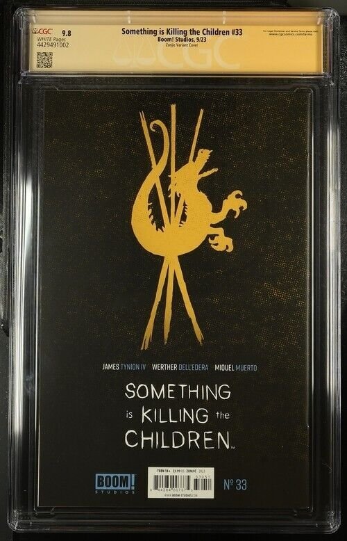 Something Is Killing The Children (2023) #33 (CGC 9.8) Signed Dell'edera *Tynion