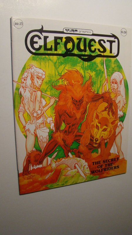 ELFQUEST 13 RARE *VF/NM 9.0* WARP GRAPHICS WENDY PINI ART 1.50 COVER