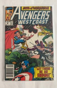 Avengers West Coast #55 NEWSSTAND EDITION *Debut- Dark Scarlett Witch costume