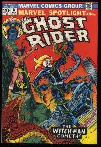 Marvel Spotlight #8 Ghost Rider Appearance!  Witch-Man!