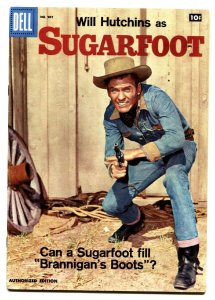 Four Color Comics #907 1958- Sugarfoot TV Photo cover  Toth art VF