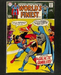 World's Finest Comics #185 Batman Superman!