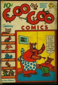 Coo Coo Comics #27 1946- Nedor Funny Animals- Supermouse- VG-