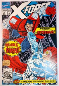 X-Force #10 (9.2, 1992) 1st team app of the Externals