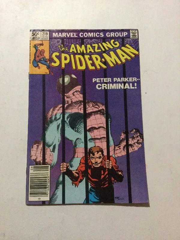 Amazing Spider-Man 219 VF Very Fine 8.0