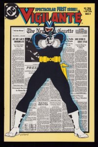 Vigilante #1 - Cover by Keith Pollard (9/9.2) 1983