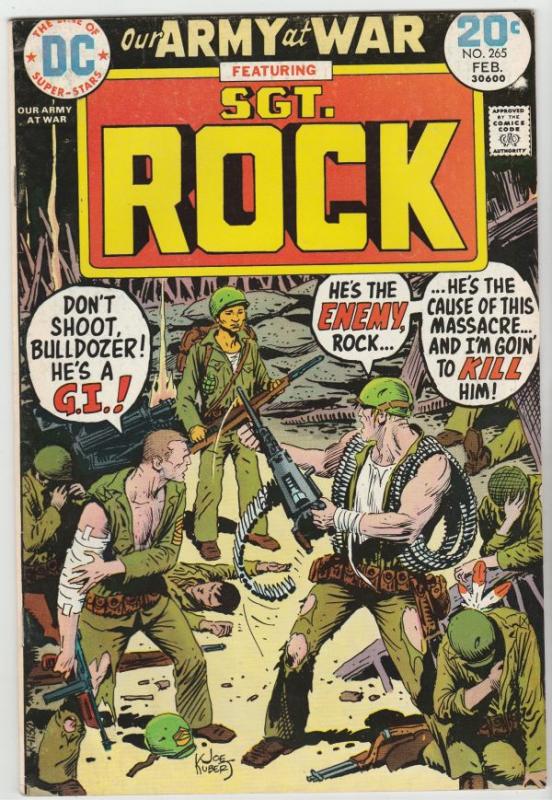 Our Army at War #265 (Feb-74) FN+ Mid-High-Grade Easy Company, Sgt. Rock