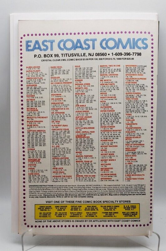 Longshot #6 (1985) 1st cover app of Mojo VF+