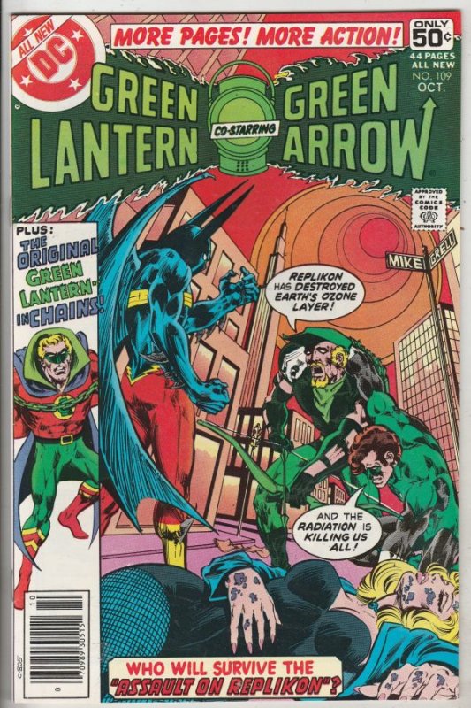 Green Lantern #109 (Oct-78) NM+ Super-High-Grade Green Lantern, Green Arrow, ...