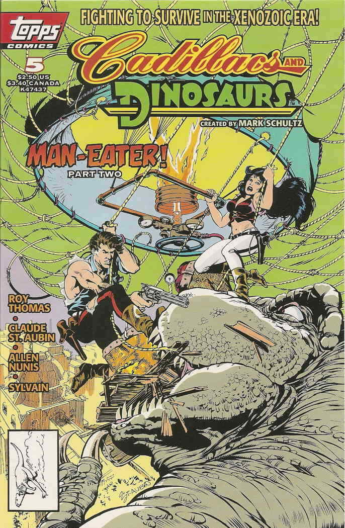 Cadillacs And Dinosaurs (Vol. 2) #5 VF/NM; Topps | we combine shipping | Comic Books - Modern Age / HipComic Cadillacs And Dinosaurs (Vol. 2) #5 VF/NM; Topps | we combine shipping | Comic Books - Modern Age / HipComic