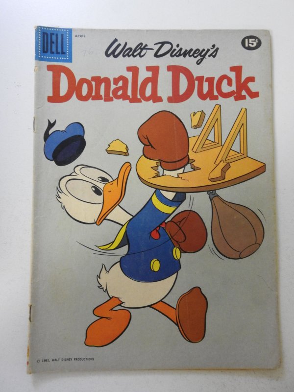 Donald Duck #76 (1961) VG- Condition 1 in tear fc