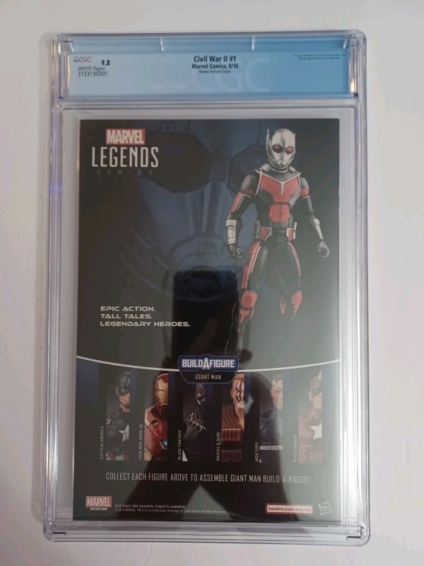 Civil War II #1 - Ramos Variant - 2016 - CGC 9.8