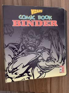 1993 WIZARD Comic Book Trading Card Binder Pro Gard 3 Ring Protector 3” Wide
