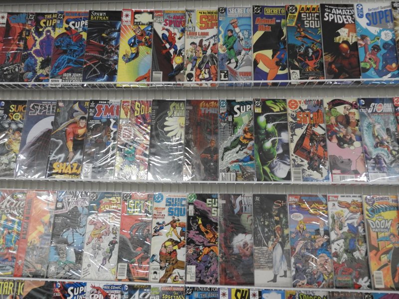 Huge Lot 120 Comics W/ Suicide Squad, Spider-Man, Superman+ Avg VF Condition!!