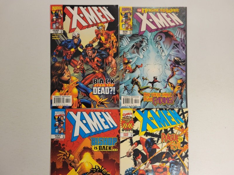 4 X-Men Marvel Comic Books #87 89 91 92 99 TJ19