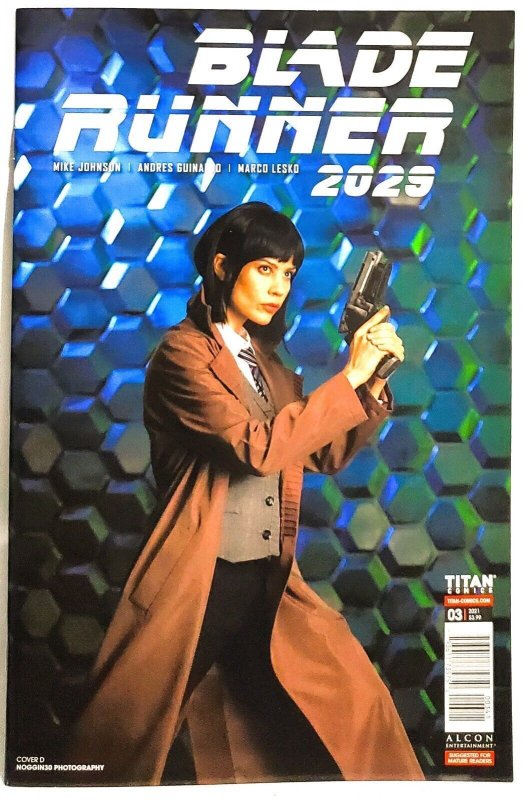 BLADE RUNNER 2029 #1 - 4 Rei Kennex Cosplay Photo Variant Covers (Titan 2021)