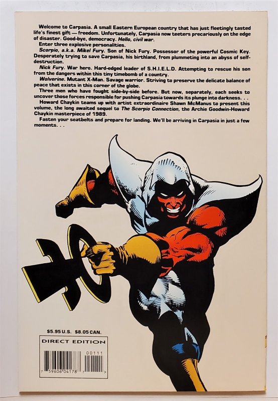 Scorpio Rising [Wolverine / Nick Fury] (Oct 1994, Marvel) VF/NM