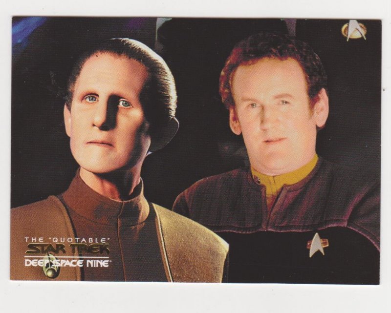 2007 Quotable Deep Space 9 DS9 Space the Final Frontier #DSN9