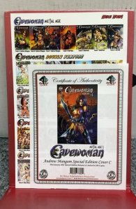 Cavewoman metal age number #1 cover C