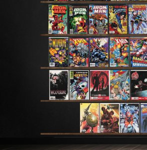 Huge Lot 160+ Comics with Cable, Iron Man, Force Works, Thunderstrike & More!