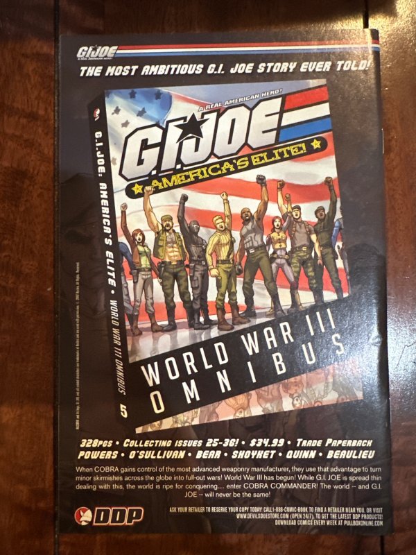 G.I. Joe: America's Elite #35 (2008)