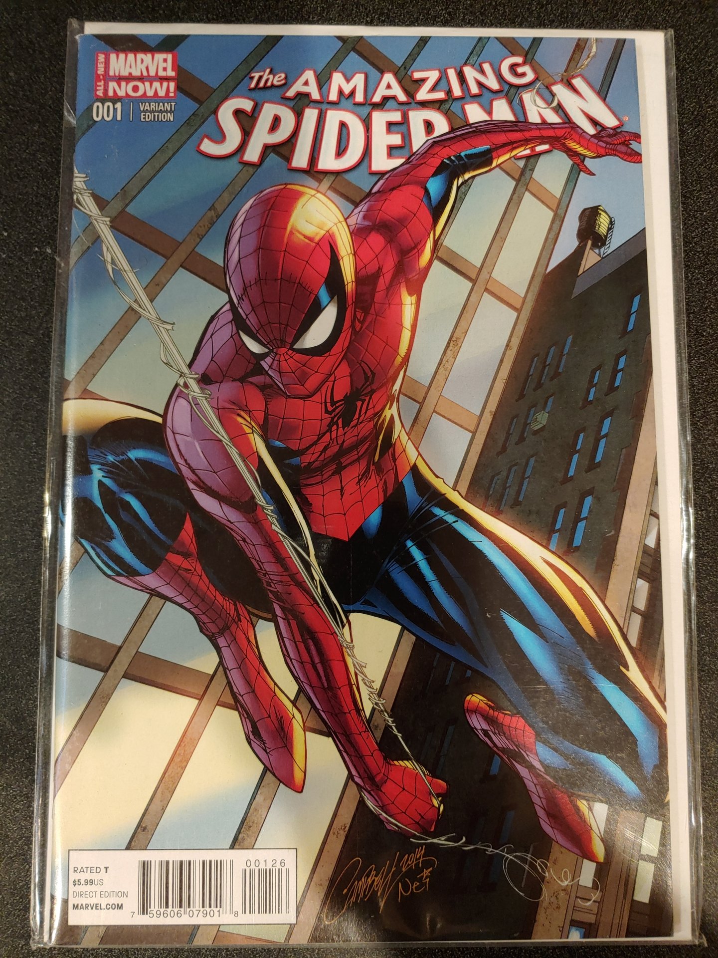 Amazing Spider Man 1 J Scott Campbell Variant Marvel 1st Cindy Moon Silk Hipcomic