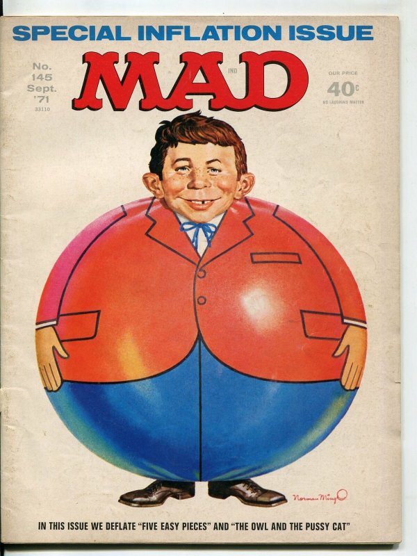 Mad-Magazine-#145-1971-Mingo-Mort Drucker-Don Martin-David Berg