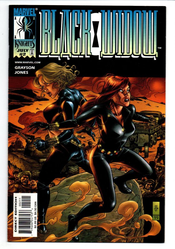 Black Widow #2 - Yelena Belova - Natasha Romanoff - Marvel Knights - 1999 - NM