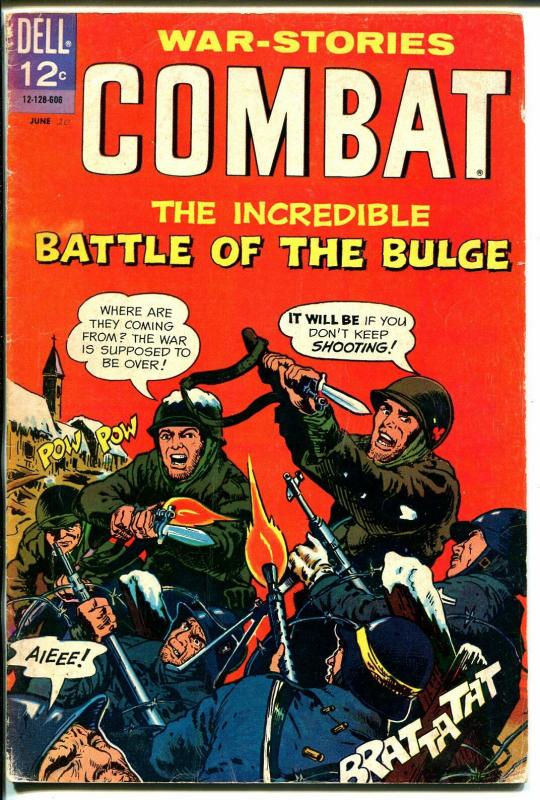 Combat #20 1966-Dell-WWII battle issue-Battle of The Bulge-Sam Glanzman-VG