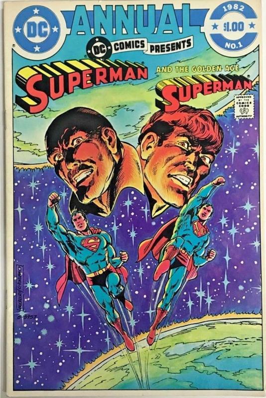 DC COMICS PRESENTS ANNUAL#1 VF 1982 DC BRONZE AGE COMICS