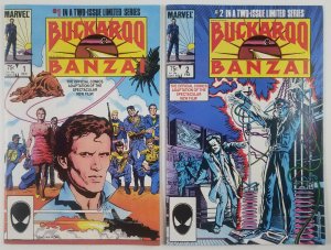 Buckaroo Banzai - Movie Adaptation 1984 Full Set 2 issue Mini Series