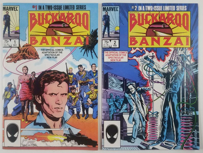 Buckaroo Banzai - Movie Adaptation 1984 Full Set 2 issue Mini Series