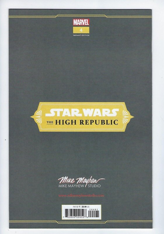 Star Wars High Republic #4 Mayhew Exclusive Trade Dress Variant (2021) {NM+}