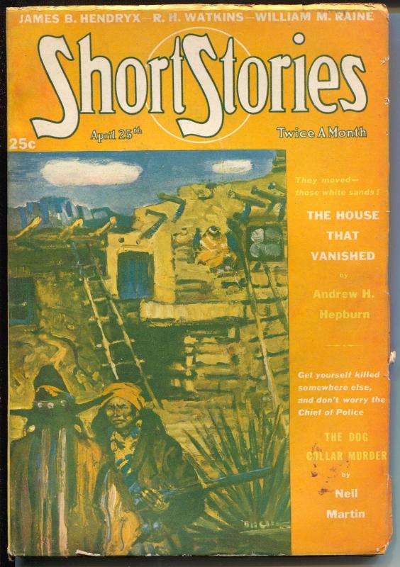 Short Stories 4/25/1945-Kjelgaard-Neil Martin-Black Market-pulp thrills-VG/FN