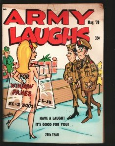 Army Laughs 9/1970-Crestwod-Cartoons-comics-jokes-gags-Art by Ted Trogdon-Bob...