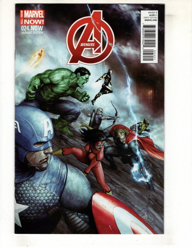 Avengers #24.NOW  Alessio Variant Cover Limited 1 for 75 ULTRA-SCARCE !!!