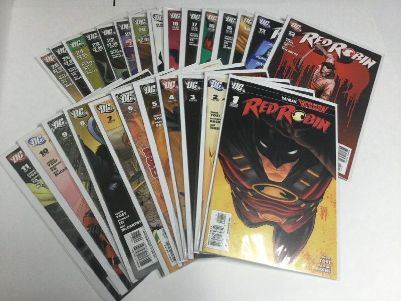 Robin I II III Tim Drake Complete Lot 1-6 1-183 Red Robin 1-26 Nm Near Mint DC