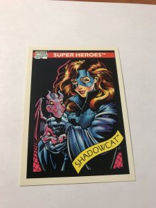 SHADOWCAT #25 card : 1990 Marvel Universe Series 1, NM/M, X-Men, dragon pet