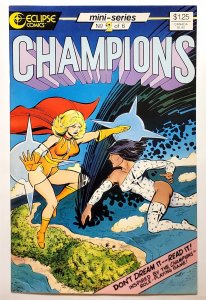 Champions #2 (Sept 1986, Eclipse) 7.5 VF-