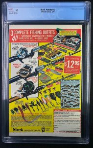 Black Panther (1977) #3 CGC Graded 9.2 White Pages Jack Kirby