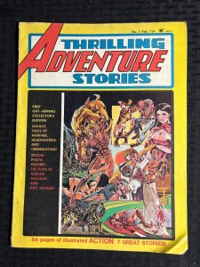 1975 THRILLING ADVENTURE STORIES Magazine #1 VG 4.0 Doc Savage Tiger-Man