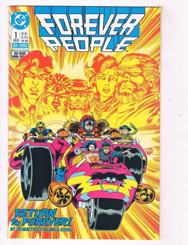 Forever People #1 VF/NM DC Comics Comic Book Feb 1988 DE44