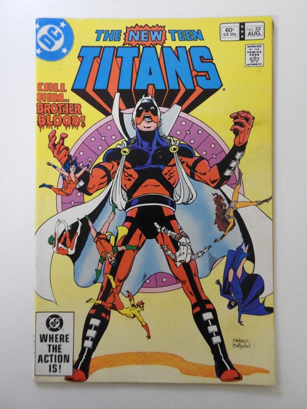 New Teen Titans #22 Sharp VG/Fine Condition!