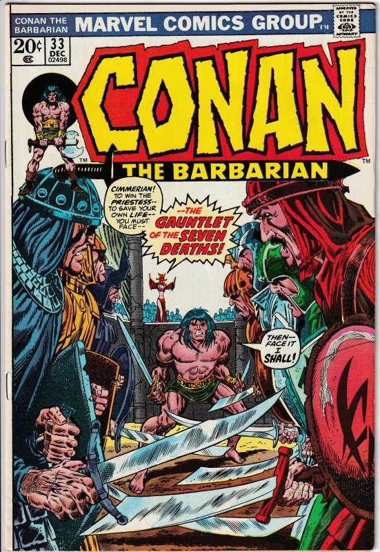 Conan the Barbarian #33 (1973)