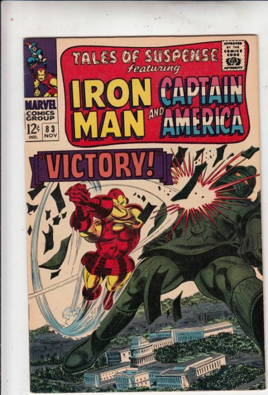 Tales of Suspense #83 (Nov-66) VF/NM+ High-Grade Iron Man, Captain America, B...