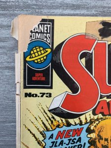 Vintage SUPER ADVENTURE #73 GD 2.0 Planet Comics / JSA & JLA