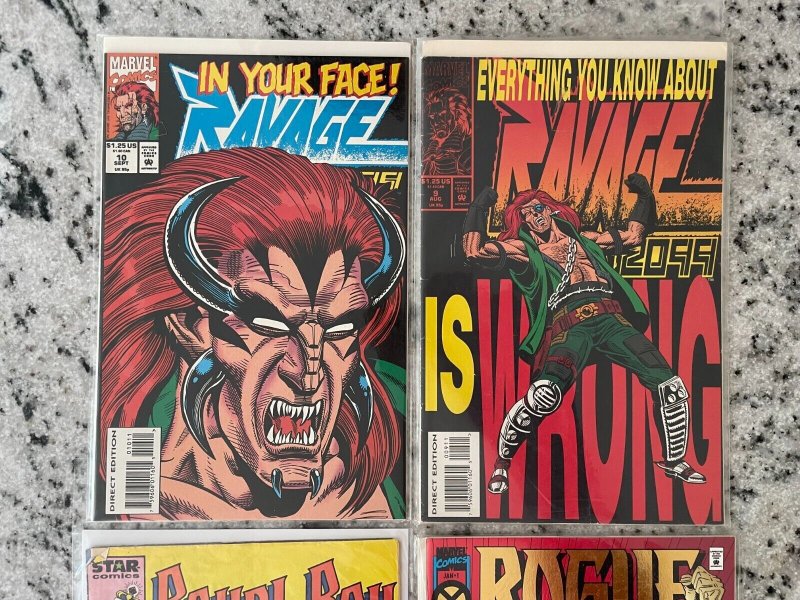 4 Marvel Comics Rogue # 1 + Royal Roy # 5 + Ravage 2099 # 9 10 Avengers J963 